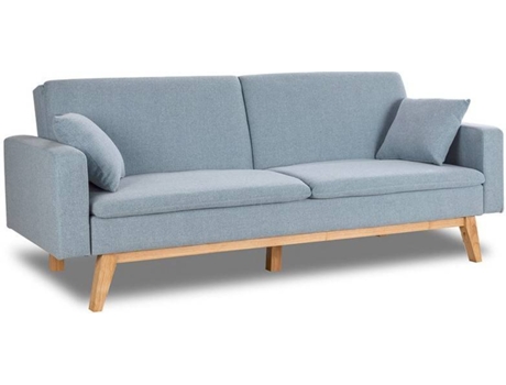 Sofá-Cama  Reine (Azul - Tecido - Lugares: 3)