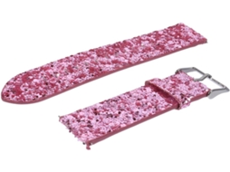 Pulseira Brilhante Com Glitter Para Relógio Inteligente Compatível,