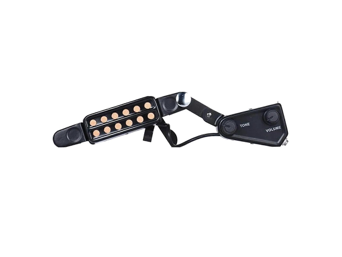 Pickup Acústico Guitarra 12 Furos Controle Tom E Volume