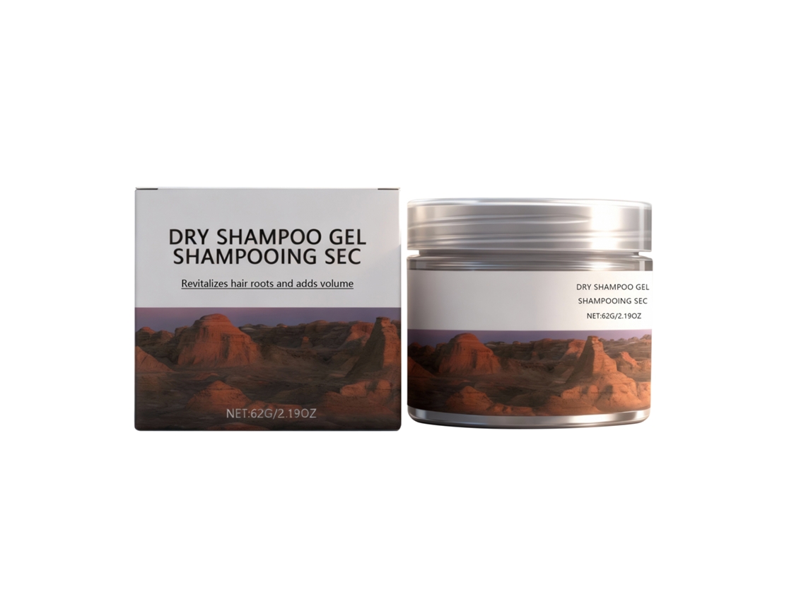 Shampoo em Gel Seco Controle Oleo Fluffy Sem Lavar