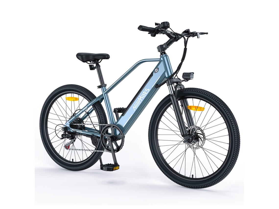 Bicicleta Elétrica HILLMILES Miletrail 1 para Adulto, Roda 26, Motor de 250 W e Bateria de 36 V e 13 Ah.