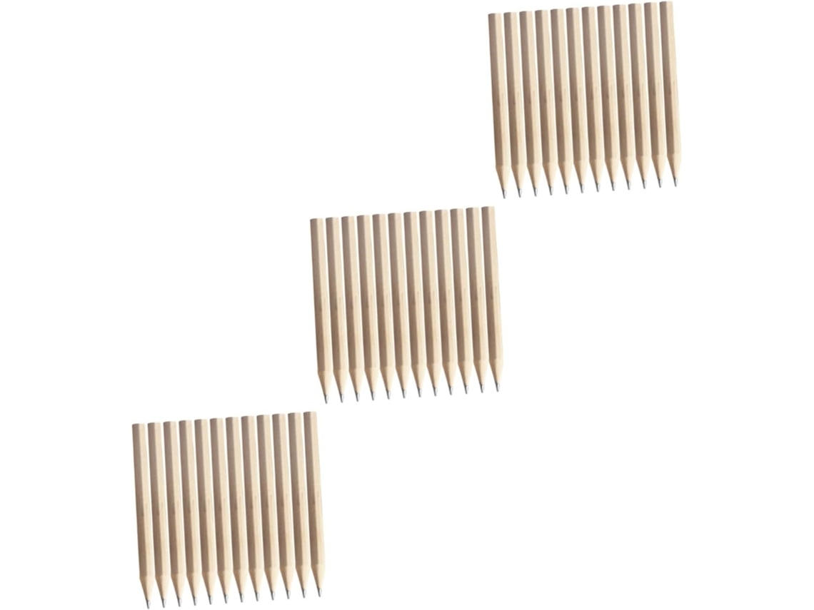 Conjunto de 3 lápis curtos para meninos e meninas