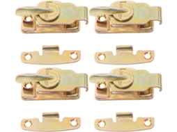 Conjunto De 4 Conectores Metálicos Para Móveis, Fechos Invisíveis De Alta Resistência Para