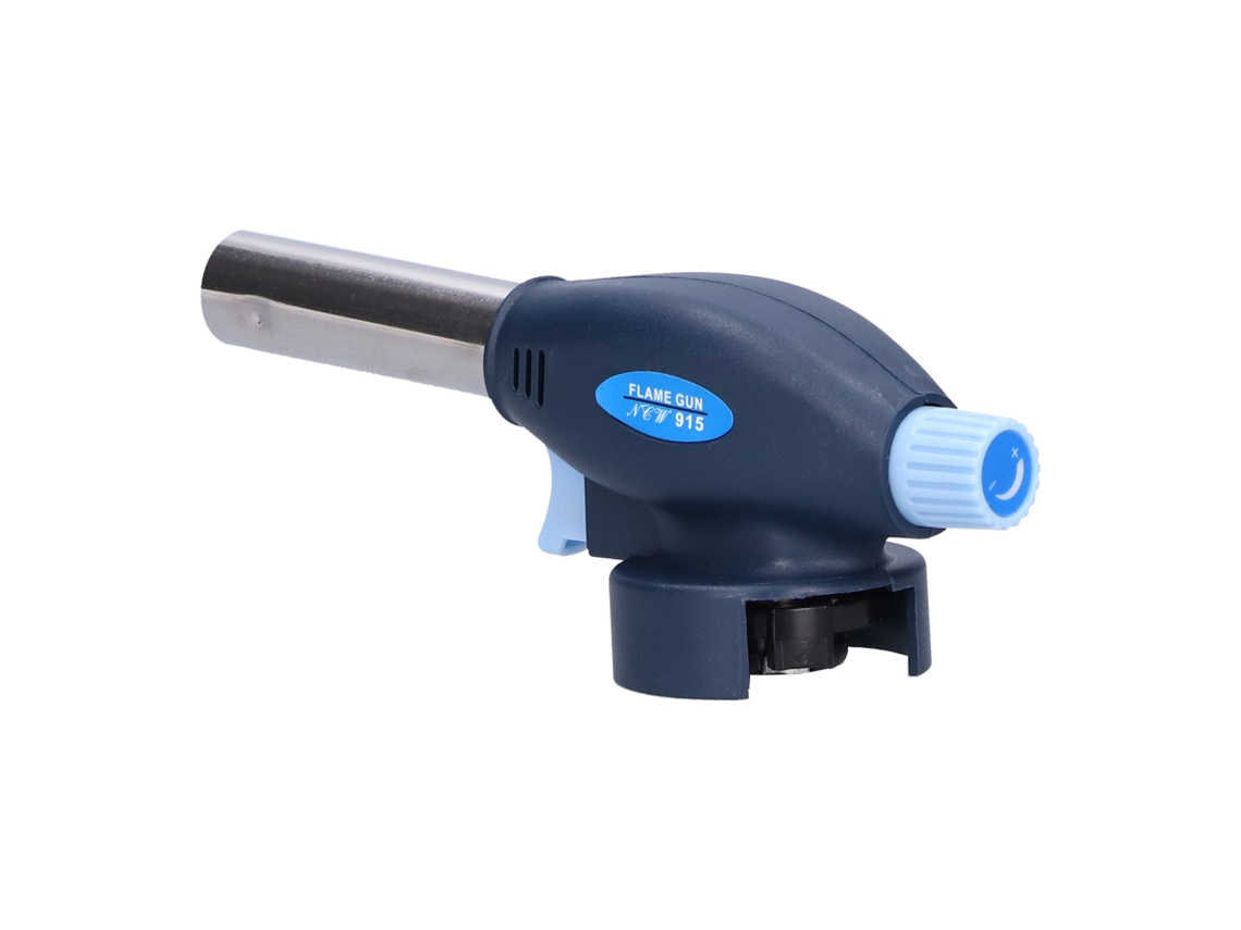 Maçarico culinário ajustável a butano com núcleo de cerâmica, pistola de pulverização com uso reverso, utensílio de cozinha multifuncional