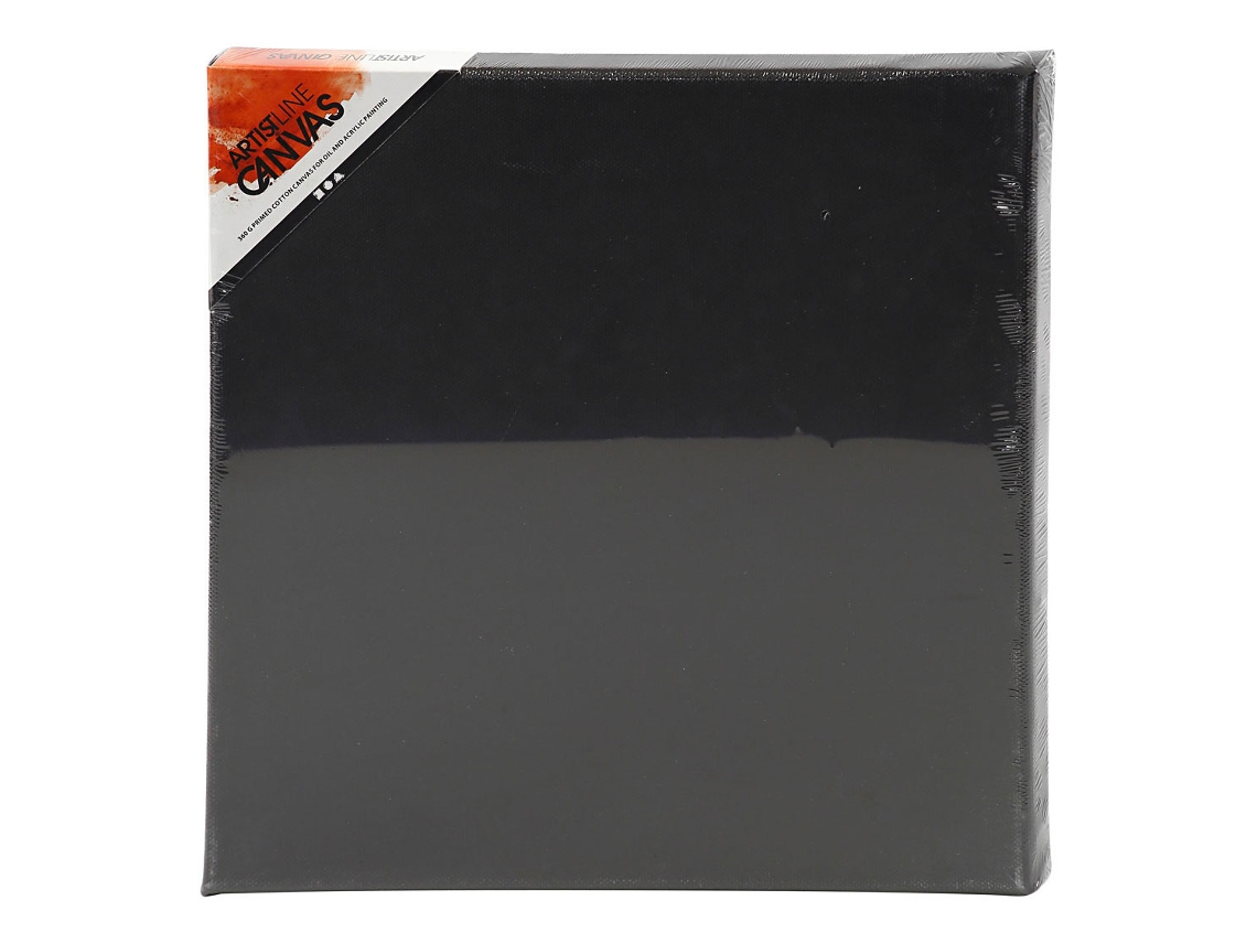 Conjunto De 10 Telas Pretas Para Pintura Da Creativ Company, 30x30cm Artistline
