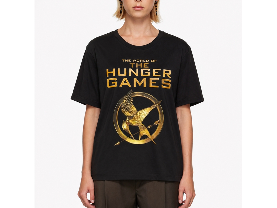 Rockinstone Hunger Games Movie The World Of The Black Adult T-shirt Size:xl