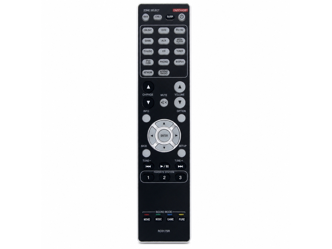 Comando À Distância Para Amplificador Av Compatível Com Marantz Rc017sr_dae