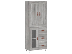 Aparadores 3pcs MAISON EXCLUSIVE em Madeira Cinzento Cimento
