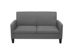 Maison Exclusive - Sofá De 2 Lugares 135x65x76 Cm Cinzento Escuro