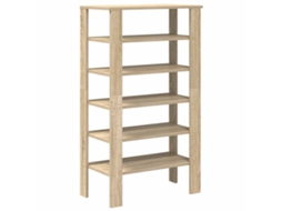 Shoe Rack, Shoe Racks Vidaxl Marrom Madeira Processada (n/a)