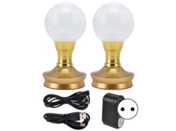 Lâmpada Led Cristal Bola Buda 3 Cores Plugue Eu
