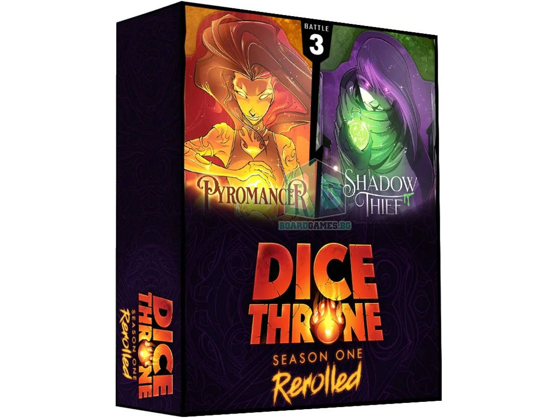 Jogo de Tabuleiro ROXLEY GAMES Dice Throne Pyromancer vs Shadow Thief