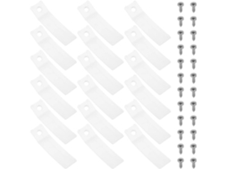 100 Peças De Batentes Gaveta Plástico Transparente Antiderrapantes Para Cômoda, Armário, Guarda Roupa, Organizador De