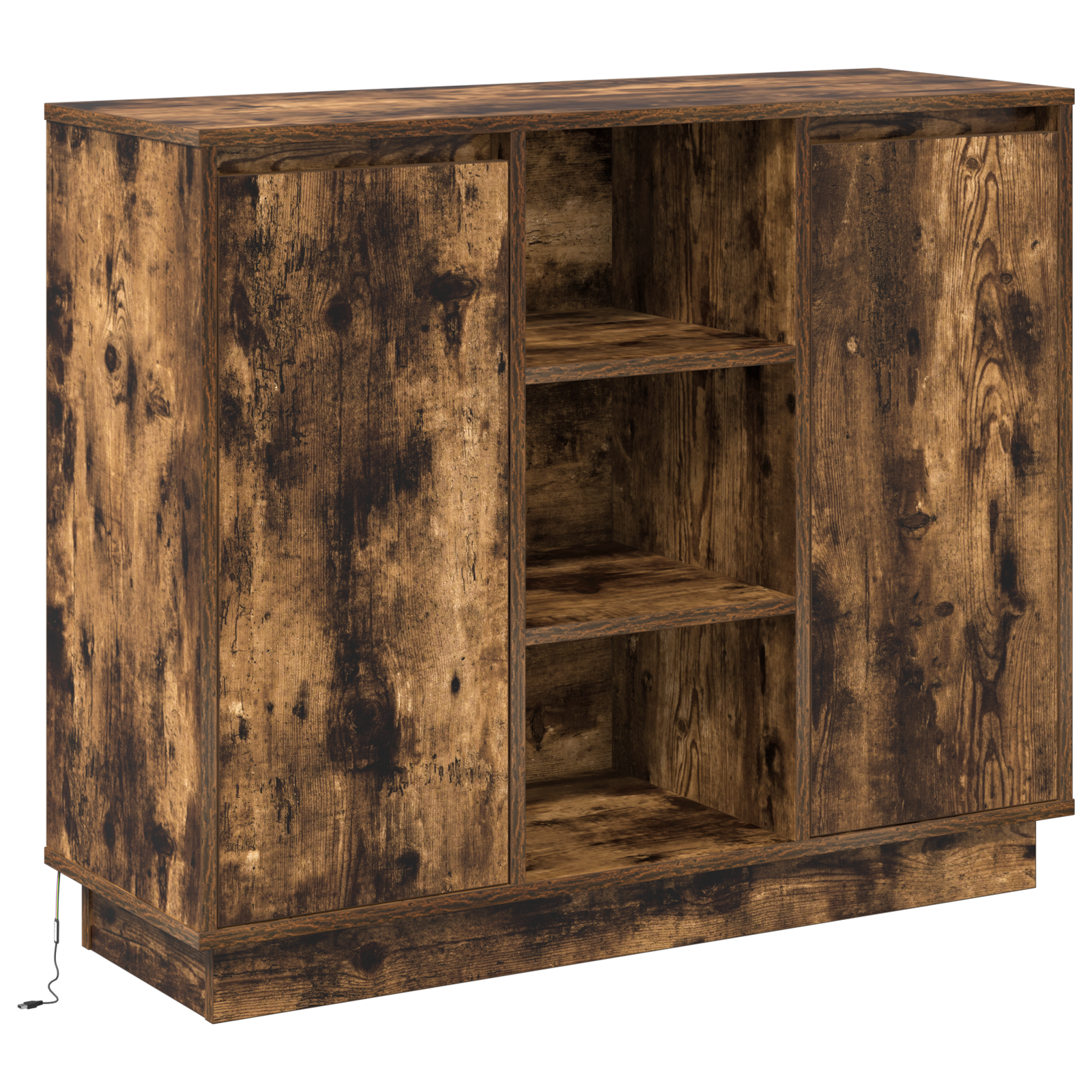 Conjunto 1 Buffet Vidaxl Castanho Derivados De Madeira (90 X 32 X 75 Cm)
