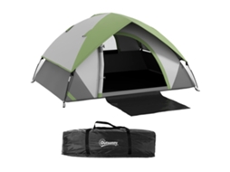 Tenda de camping 2 pessoas com janela de rede BTFORUS