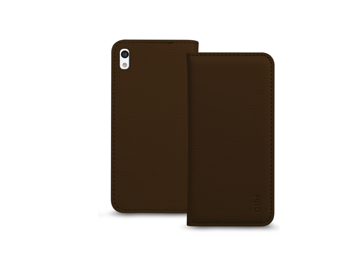 Capa book huawei p6 SBS castanho escuro