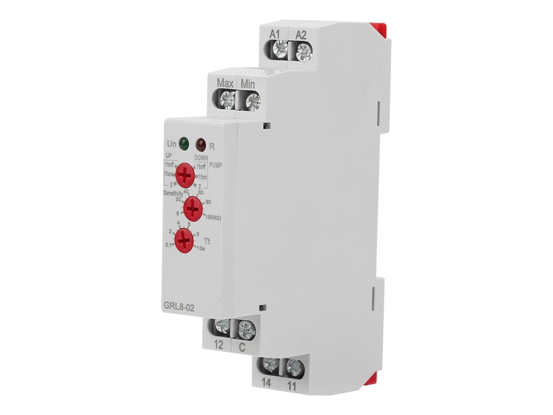 Relé De Controlo De Nível De Líquidos Laxiscreed 10a Ac/dc, Voltagem 24v-240v Para Sistemas Automáticos