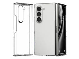 Capa para Samsung Galaxy Z Fold 6 MERCURY Pele Sintética Rígida Transparente