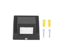 Lâmpada de Parede LED externa impermeável multifuncional 3W 3000K para pátio varanda corredor 85-265V | S/MARCA