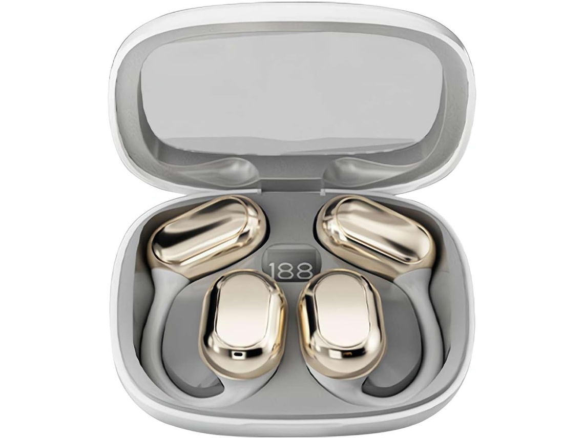 Fones De Ouvido Bluetooth Beooshop, Fones De Ouvido Com Cancelamento Ruído, Fone De Ouvido Aberto Com Som Surround 9d