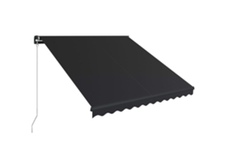 Retractable Awning, Retractable Awnings Vidaxl Antracite Alumínio (300 X 250 Cm)
