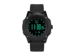 Relógio de pulso masculino eletrônico de silicone para negócios DZB22 azul