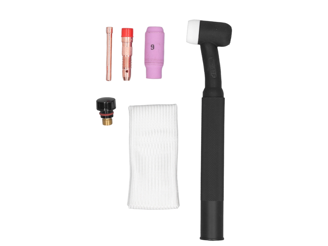 Kit 6pcs Torcha Tig WP17 com Cabeça de Cobre S/MARCA
