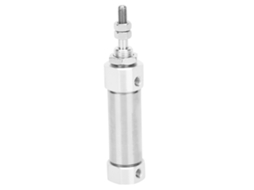 Laxiscreed Cilindro Pneumático Mini De Duplo Efeito Com Bastidor Em Aço Inoxidável Para Automação