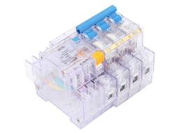 Veloriskku interruptor de Circuito Miniatura Transparente com Fuga Dz47le 63 3p C63 6 63a Equipamento Industrial
