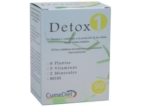 Suplemento Alimentar CUMEDIET Detox 1 (90 Comp)