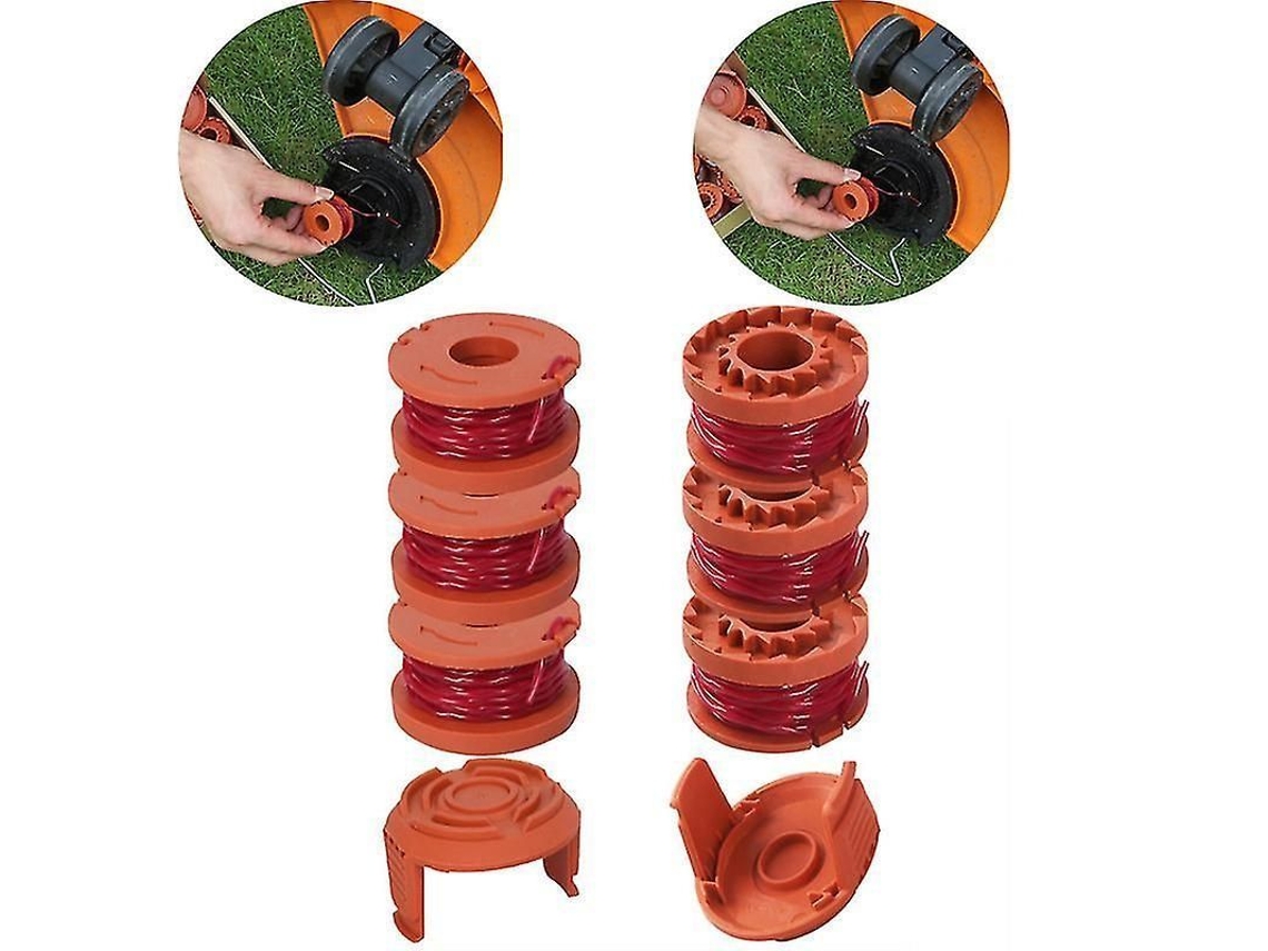Bobina De Recambio Para Cortacésped Worx Wg150e Wg151e Wg154e Wg155e Wg157e Wg160e Wg163e Wg165e