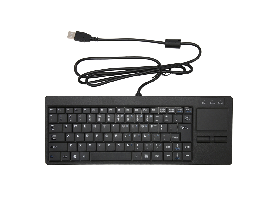 Teclado Com Fio Industrial Com Touchpad