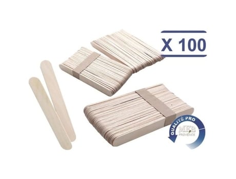 Provence® Caixa Com 100 Espátulas Corporais Descartáveis De Madeira Mfb