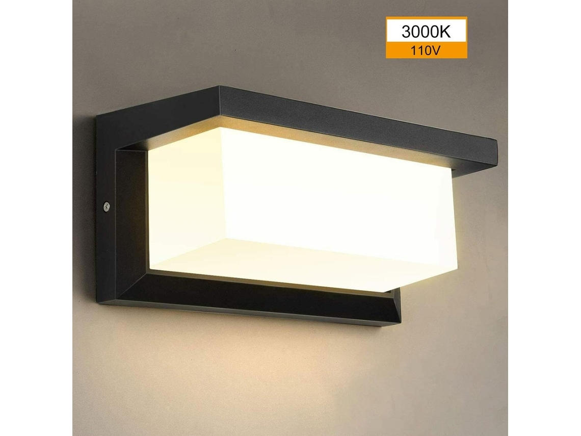 Luz De Parede Led Para Exterior, Luz De Jardim, Luz Para Exterior À Prova Dágua SUNNY SPACES (luz Quente)