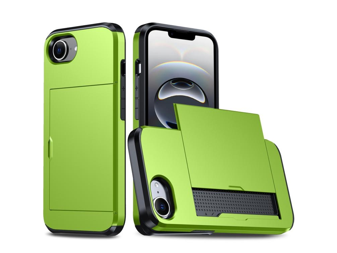 Capa Protetora À Prova De Choque Para Iphone 17e - Compartimento Para Cartão