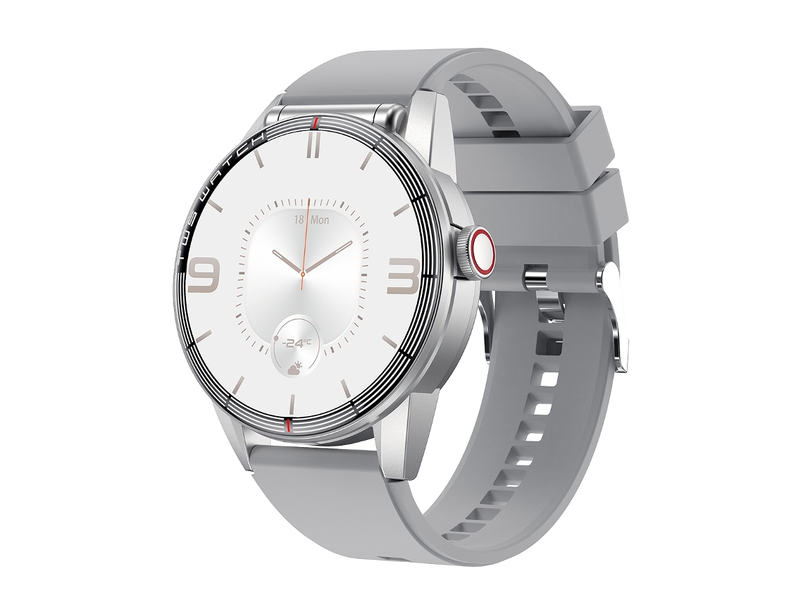 Smartwatch R6 tela redonda de 1,32'' 2 em 1 fone de ouvido Bluetooth , suporte para chamada Bluetooth/monitoramento de saúde (alç
