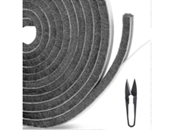 Faja de sellado para puertas, 5m, goma, aislante, antiviento, impermeable, autoadhesiva | S/MARCA