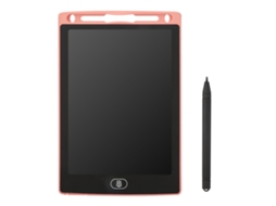 Quadro Branco Eletrônico Portátil Lcd Para Crianças Slowmoose (10 Rosa Com Tela De Bloqueio)