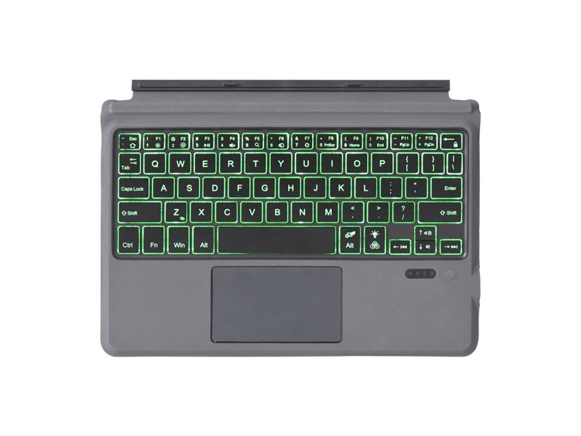 Capa de Teclado Bluetooth XIAOMOYU para Microsoft Surface Go 3 com teclado touch e retroiluminação colorida
