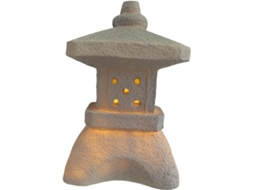 Luminária Solar Decorativa para Jardim, Lanterna de Resina em Estilo Chinês, Decoração Criativa para Exteriores. SFUSHOS