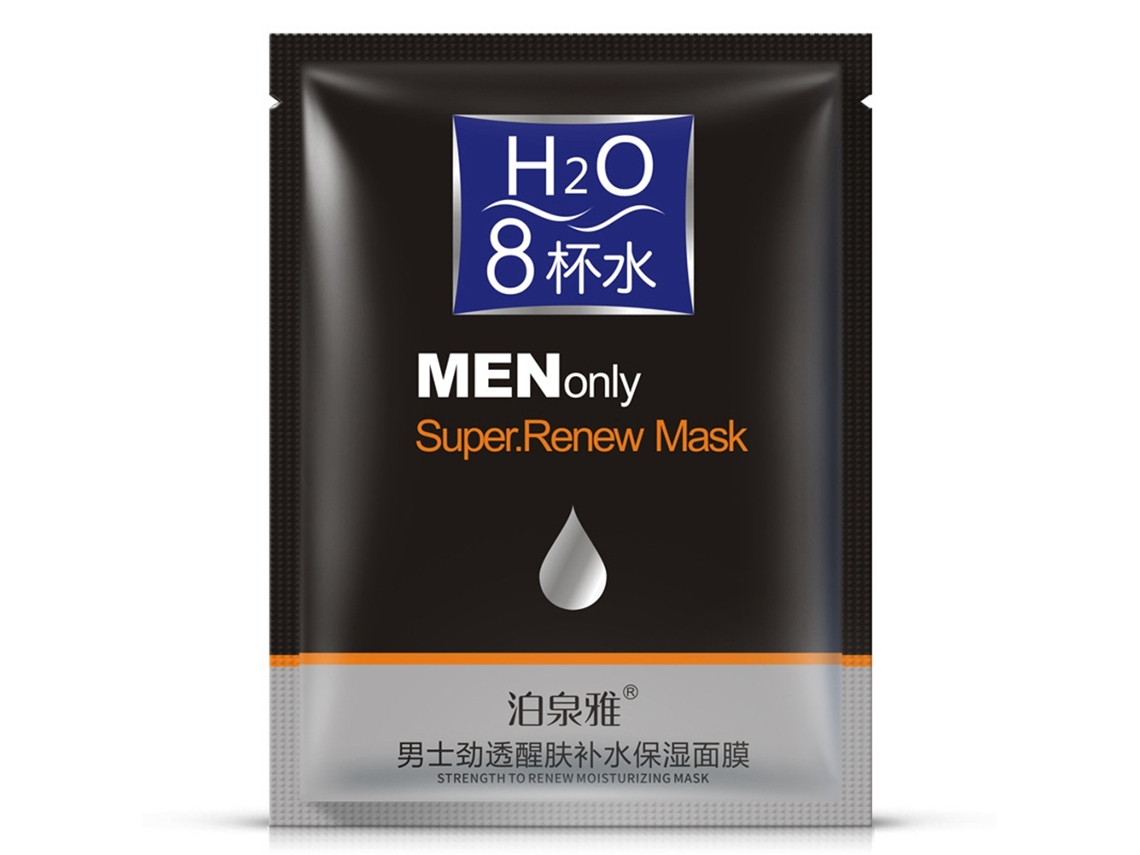 Máscara Facial Masculina Hidratante Redutora De Poros
