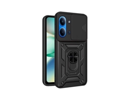 Capa Magnetic Slide Window Phonecare Para Xiaomi Poco C85 - Preto