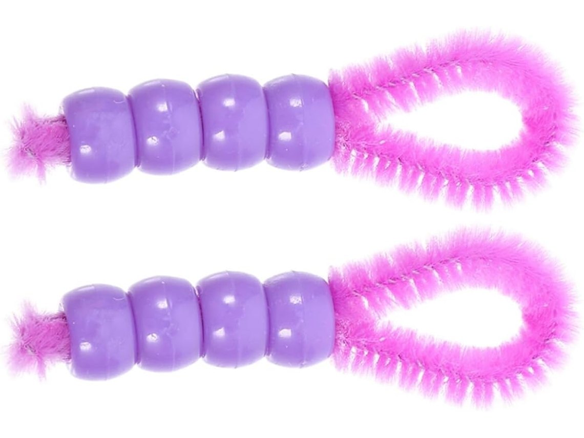 Conjunto de 2 vassouras práticas para limpeza de umbigo em Pe Roxo, suave.