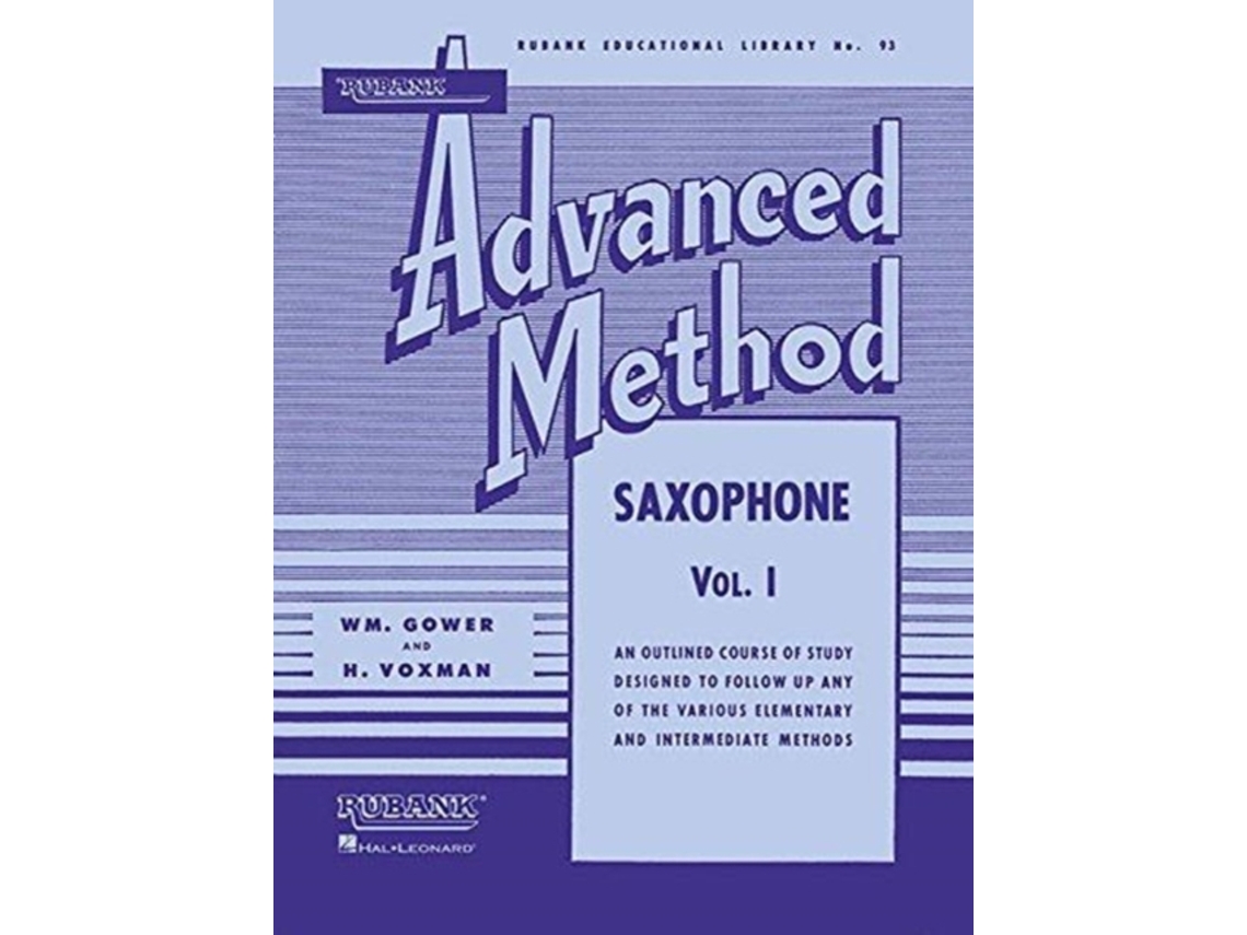 Livro rubank advanced method vol 1 sax bk de unknown (inglês)