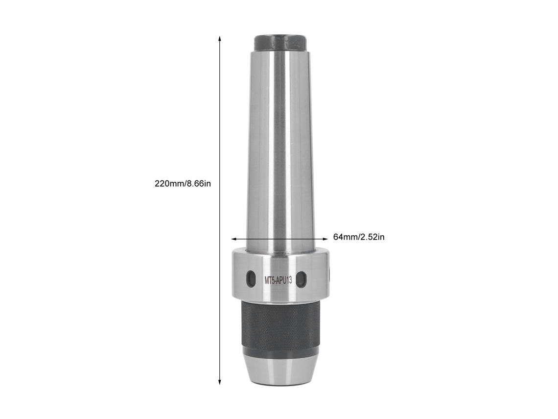 Laxiscreed Berbeira Automática Com Aperto Ajustável De 1/32 A 1/2 Polegadas, Sem Chave
