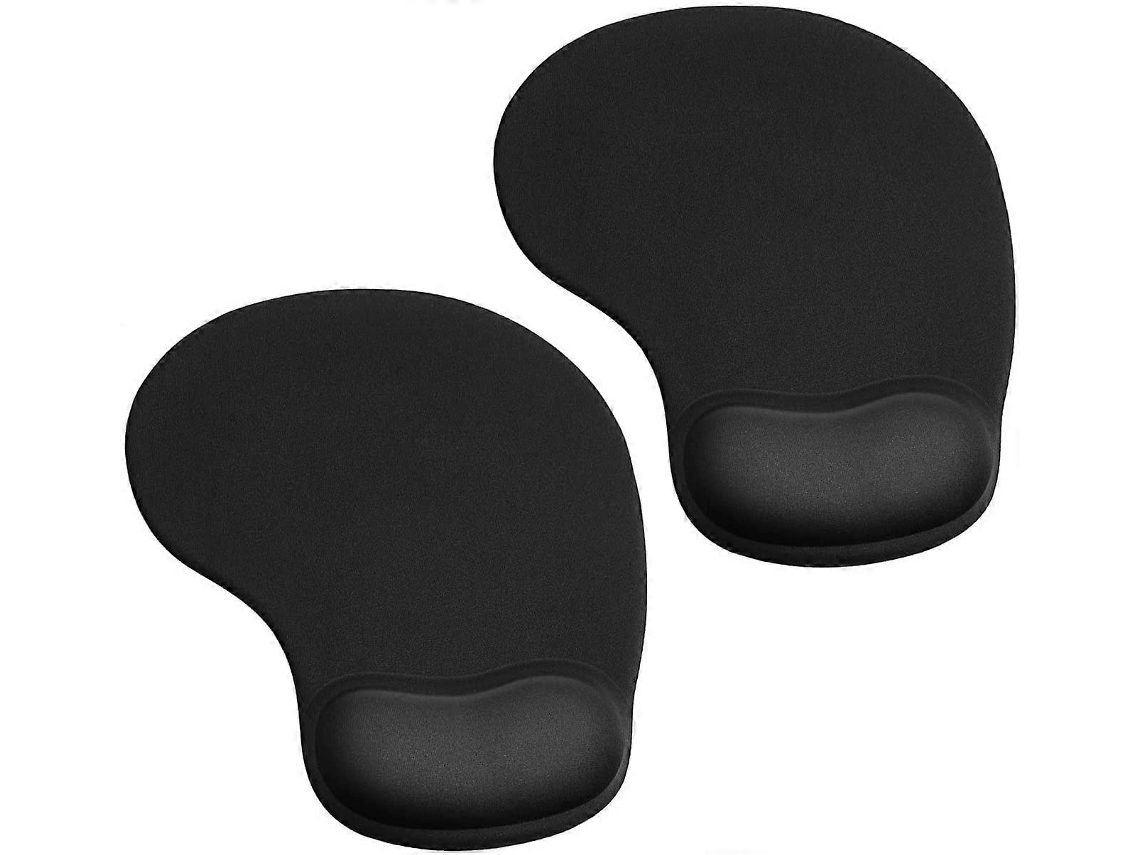 Conjunto De 2 Mousepads Ergonômicos Com Apoio De Pulso Em Gel, Mousepad Confortável Com Apoio De Pulso Olysi Shop