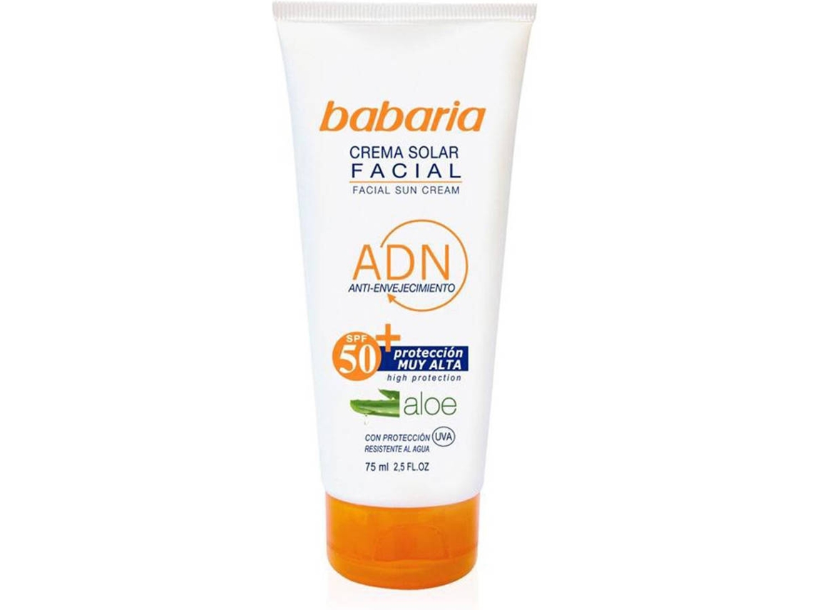 Protetor Solar BABARIA Sun SPF 50+ (75 ml)