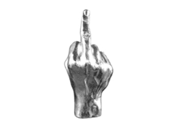Estatueta De Dedo Médio Vertical, Estatueta Para Decoração De Mesa, Artesanato, Enfeites De Prateleira Olysi Shop