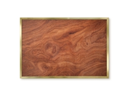 Quadro magnético de parede com textura de madeira para quarto Espelharte (60x40 cm)
