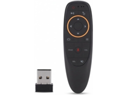 Comando Sem Fio Com 17 Teclas Para Smart Tv/android Tv, Decodificador E Pc